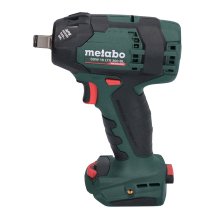 Metabo SSW 18 LTX 300 BL Llave de impacto sin cable 18 V 300 Nm 1/2" sin escobillas + 2x batería recargable 8,0 Ah + cargador + metaBOX