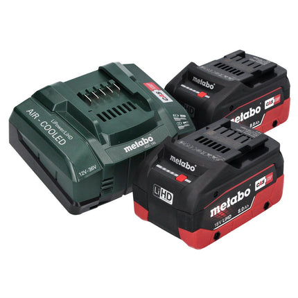 Metabo SSW 18 LTX 300 BL Llave de impacto sin cable 18 V 300 Nm 1/2" sin escobillas + 2x batería recargable 8,0 Ah + cargador + metaBOX