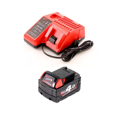 Taladro percutor Milwaukee M18 BH-401M batería 18V 1.2J SDS-plus + 1x batería 4.0Ah + cargador + M-Box