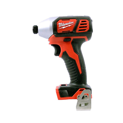 Llave de impacto inalámbrica Milwaukee M18 BID-501M 18V 180Nm 1/4" + 1x batería 5.0Ah + cargador + 32 piezas. Juego de puntas + caja M