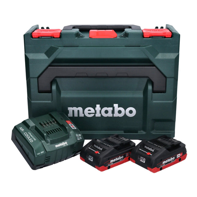 Metabo set básico LIHD + 2x batería recargable 4,0 Ah + cargador + metaBOX ( 685130000 )