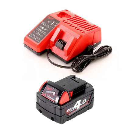 Milwaukee M18 CID-401M llave de impacto inalámbrica 18V 180Nm 1/4" sin escobillas + 1x batería 4.0Ah + cargador + M-Box