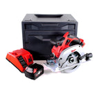 Sierra circular de mano a batería Milwaukee HD18CS-401M 18V 165 mm + 1x batería 4.0Ah + cargador + M-Box