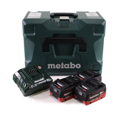 Set básico Metabo LIHD + 3x batería 5,5 Ah + cargador + Metaloc (685169520)