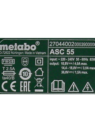 Set básico Metabo LIHD + 3x batería 5,5 Ah + cargador + Metaloc (685169520)