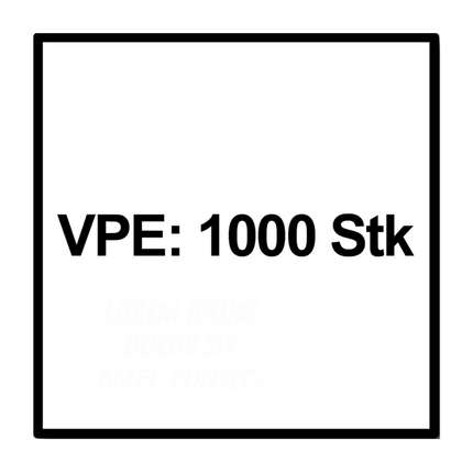 Taco de expansión Fischer DUOPOWER 6x30mm 1000 piezas (10x 555006)