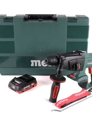 Martillo combinado a batería Metabo KHA 18 LTX 18V + 1x batería 4.0Ah + maletín - sin cargador