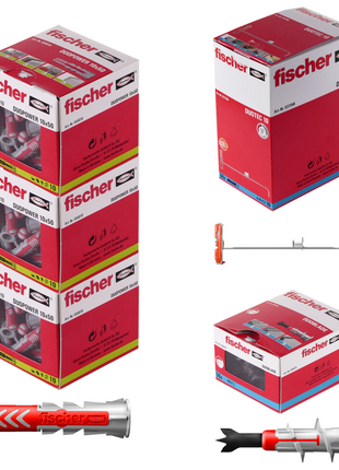 Fischer Profibox DUO-Line  : DUOPOWER 10x50mm +150 pcs - DUOTEC 10 + 50 pcs - DUOBLADE + 50 pcs ( 553669 )