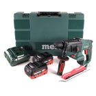 Martillo combinado a batería Metabo KHA 18 LTX 18V + 2x baterías 5.5Ah + cargador + estuche