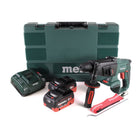 Martillo combinado a batería Metabo KHA 18 LTX 18V + 2x baterías 8.0Ah + cargador + estuche
