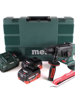 Martillo combinado a batería Metabo KHA 18 LTX 18V + 2x baterías 8.0Ah + cargador + estuche