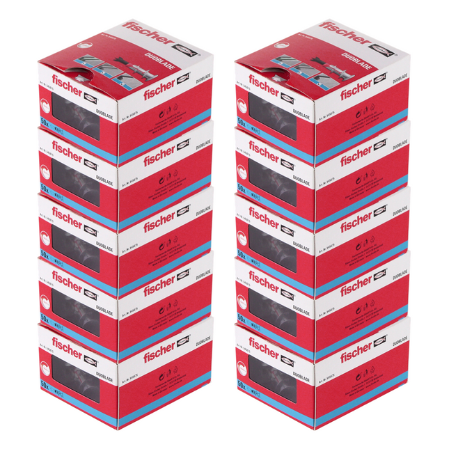 Tacos para placas de yeso Fischer DUOBLADE 44mm 500 piezas (10x 545675)