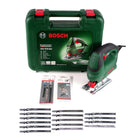 Sierra de calar para bricolaje Bosch PST 670 (CT) 500W + 18x hojas de sierra de calar + estuche