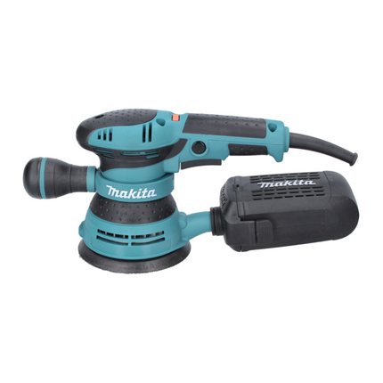 Lijadora excéntrica Makita BO 5041 300 W 125 mm + plato lijador + 10x papel de lija grano 80
