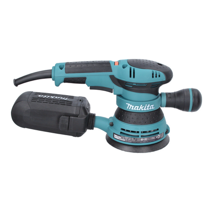 Lijadora excéntrica Makita BO 5041 300 W 125 mm + plato lijador + 10x papel de lija grano 80