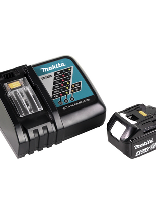 Taladro percutor a batería Makita DHR 242 RM1J 18V 2.0J SDS-plus sin escobillas + 1x batería 4.0Ah + cargador + Makpac