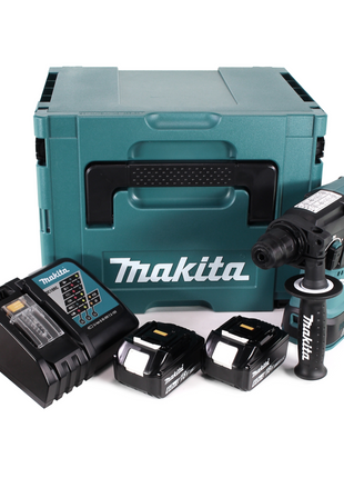 Makita DHR242RGJ Marteau perforateur sans fil 2,0J SDS-plus 18V Brushless  + 2x Batteries 6,0Ah + Chargeur + Coffret Makpac