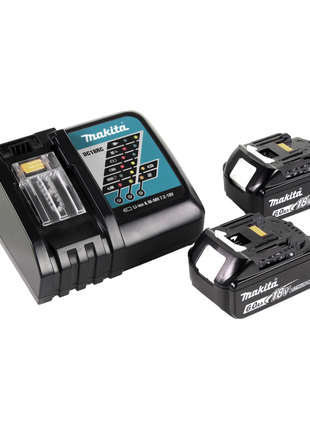 Makita DHR242RGJ Marteau perforateur sans fil 2,0J SDS-plus 18V Brushless  + 2x Batteries 6,0Ah + Chargeur + Coffret Makpac