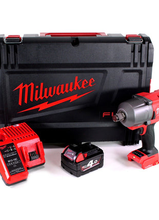 Milwaukee M18 ONEFHIWF34 401X Llave de impacto inalámbrica 3/4" 18V 1627Nm + 1x batería 4.0Ah + cargador + caja HD