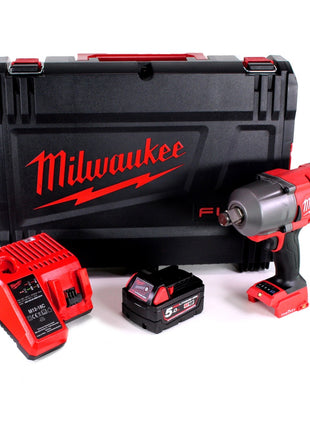 Milwaukee M18 ONEFHIWF34 501X Llave de impacto inalámbrica 3/4" 18V 1627Nm + 1x batería 5.0Ah + caja HD + cargador