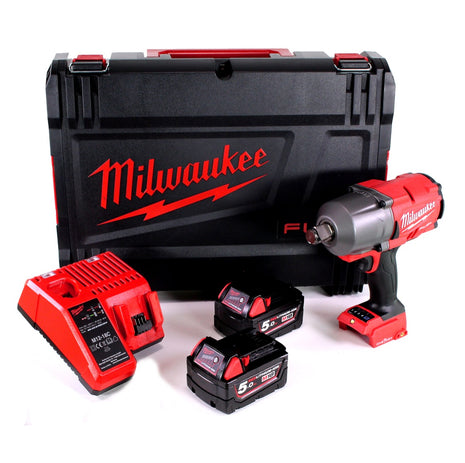 Milwaukee M18 ONEFHIWF34 502X Akku-Schlagschrauber 3/4" 18V 1627Nm + 2x Akku 5,0Ah + HD-Box + Ladegerät ( 4933459730 )