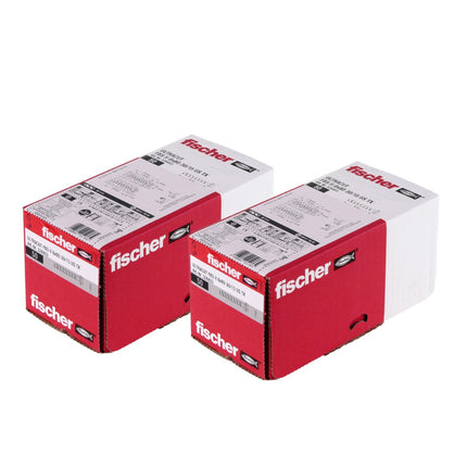 Fischer ULTRACUT FBS II tornillo para hormigón 8x80mm 30/15 100 piezas cabeza hexagonal SW13 arandela TX40 galvanizado (536853)