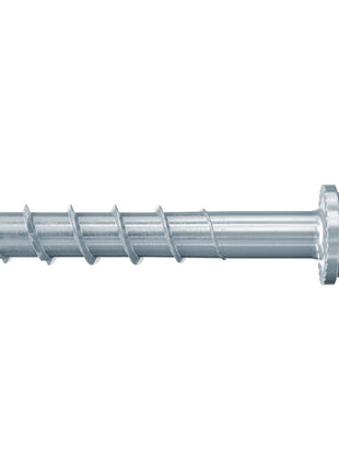 Fischer Tornillo para hormigón ULTRACUT FBS II 8x80mm 30/15 50 piezas cabeza hexagonal SW13 arandela TX40 galvanizado (536853) + broca de acero para hormigón SDS-Plus 10x215 (B-58213)