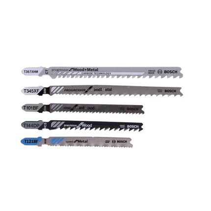 Juego de hojas de sierra de calar Bosch de 30 piezas. para carpintería (2x 2607011438) HCS / CT / BIM