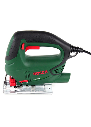 Sierra de calar DIY Bosch PST 670 (CT) 500W + Juego de hojas de sierra de calar Bosch 15 piezas. + maleta