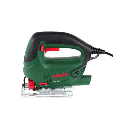 Sierra de calar DIY Bosch PST 670 (CT) 500W + Juego de hojas de sierra de calar Bosch 15 piezas. + maleta