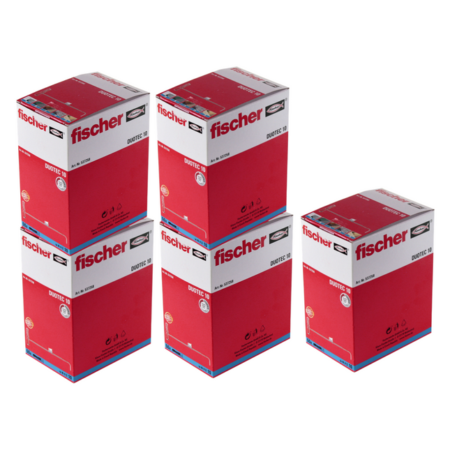 Taco de cavidad Fischer DUOTEC 10 50mm 250 piezas (5x 537258)