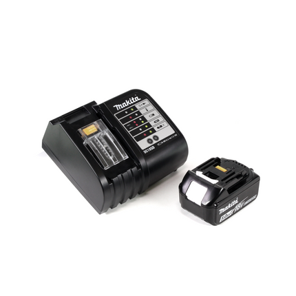 Makita DJV 181 ST1J scie sauteuse pendulaire à batterie 18V brushless + 1x batterie 5,0Ah + Bosch 15 pièces. Jeu de lames de scie sauteuse + Makpac + chargeur