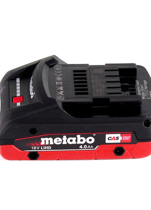 Metabo W 18 LTX 125 Amoladora angular rápida 18V 125mm + 1x batería 4.0Ah + maletín - sin cargador