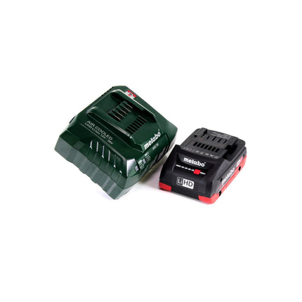 Metabo W 18 LTX 125 Amoladora angular rápida 18V 125mm + 1x batería 4.0Ah + cargador + maletín