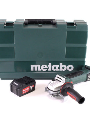 Metabo W 18 LTX 125 Amoladora angular rápida 18V 125mm + 1x batería 5,2Ah + maletín - sin cargador