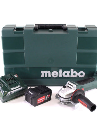 Metabo W 18 LTX 125 Amoladora angular rápida 18V 125mm + 1x batería 5.2Ah + cargador + maletín