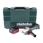 Metabo W 18 LTX 125 Quick Winkelschleifer 18V 125mm + 1x Akku 5,5Ah + Koffer - ohne Ladegerät