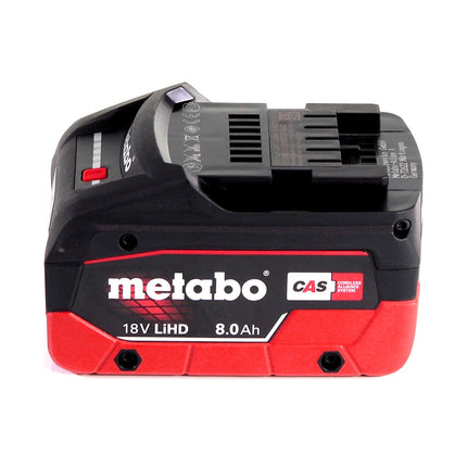 Metabo W 18 LTX 125 Amoladora angular rápida 18V 125mm + 1x batería 8.0Ah + maletín - sin cargador