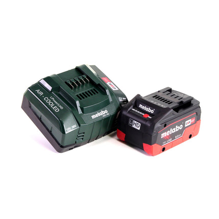 Metabo W 18 LTX 125 Amoladora angular rápida 18V 125mm + 1x batería 8.0Ah + cargador + maletín