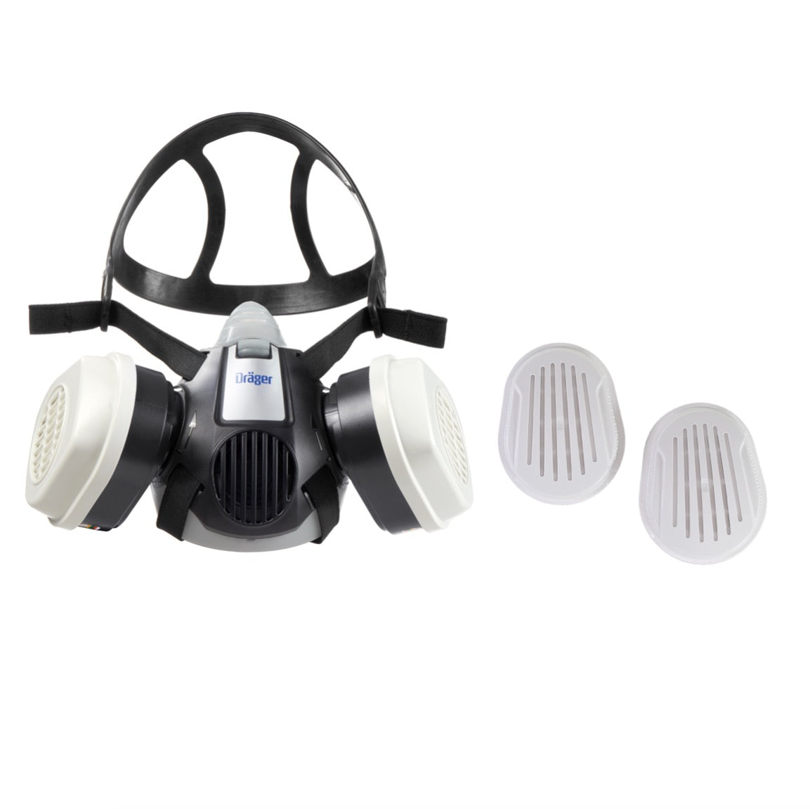 Dräger X-plore 3300 M Máscara de protección respiratoria / Filtro de bayoneta / Tamaño M - Sin filtro incluido