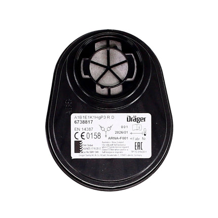 Dräger X-plore 3300 L Máscara de protección respiratoria / Filtro de bayoneta / Tamaño L - Sin filtro incluido