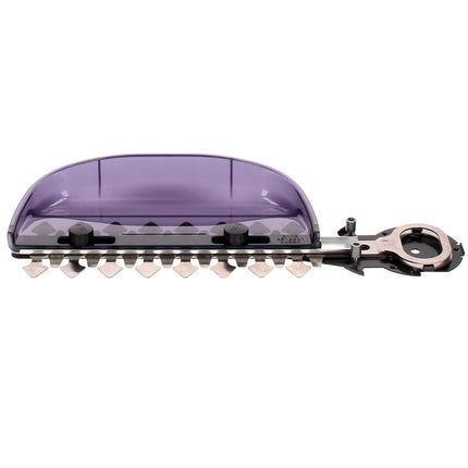 Tijeras para césped inalámbricas Makita UM 165 D (serie G) 14,4 V 16 cm + protección para cuchillas para césped + delantal de trabajo - sin batería, sin cargador