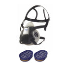 Máscara respiratoria Dräger X-plore 3300 L media máscara para filtro de bayoneta tamaño L + 2x filtro de gas X-plore A2 filtro de bayoneta (6738873)