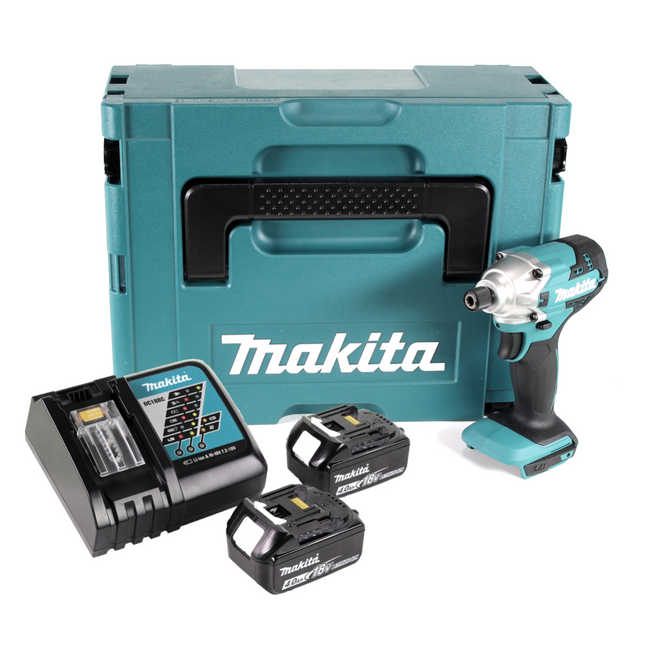 Makita DTD 156 RMJ Akku Schlagschrauber 18V 155Nm + 2x Akku 4,0Ah + Ladegerät + Makpac - Toolbrothers