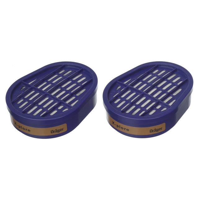 Filtro de gas Dräger X-plore A2 20 piezas filtro de bayoneta para X-plore 3300 3500 5500 (6738873)
