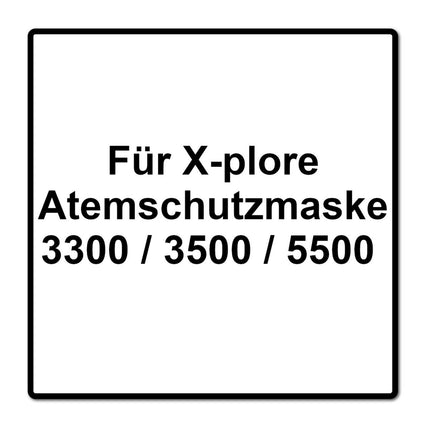 Dräger Set X-plore Filtro combinato a baionetta - 14 pz. ( 7x 6738817 ) per X-plore 3300 / 3500 / 5500  ( A1B1E1K1 Hg P3 R D )