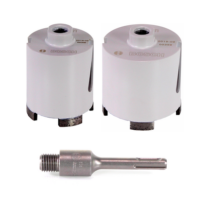 Taladro percutor inalámbrico Bosch GBH 18V-26 18V 2.6J SDS plus sin escobillas + 2x baterías 5.0Ah + cargador + accesorios coronas de vaso + L-Boxx