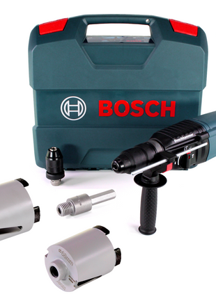 Perceuse à percussion Bosch GBH 2-26 F 830W 2,7J SDS-plus Solo + accessoires pour forets M16 + coffret