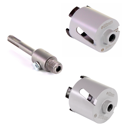 Taladro percutor Bosch GBH 4-32 DFR 900W 4.2J SDS-plus + eje SDS-plus + vasos broca M16 68mm + 82mm + L-Boxx