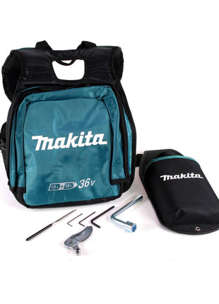 Makita DUP 361 PT2 Akku Rebschere Astschere 36 V ( 2x 18 V ) + 2x Akku 5,0 Ah + Doppelladegerät + Tasche